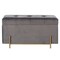 Fabulaxe 31.5 W, 18 H, Velvet, Gray QI003938.GY - alternate 4